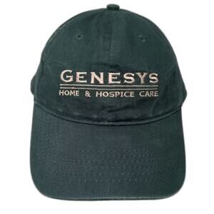 AMC Genesys Home & Hospice Care 5K Baseball Cap Green Beige OS Embroidered Hat